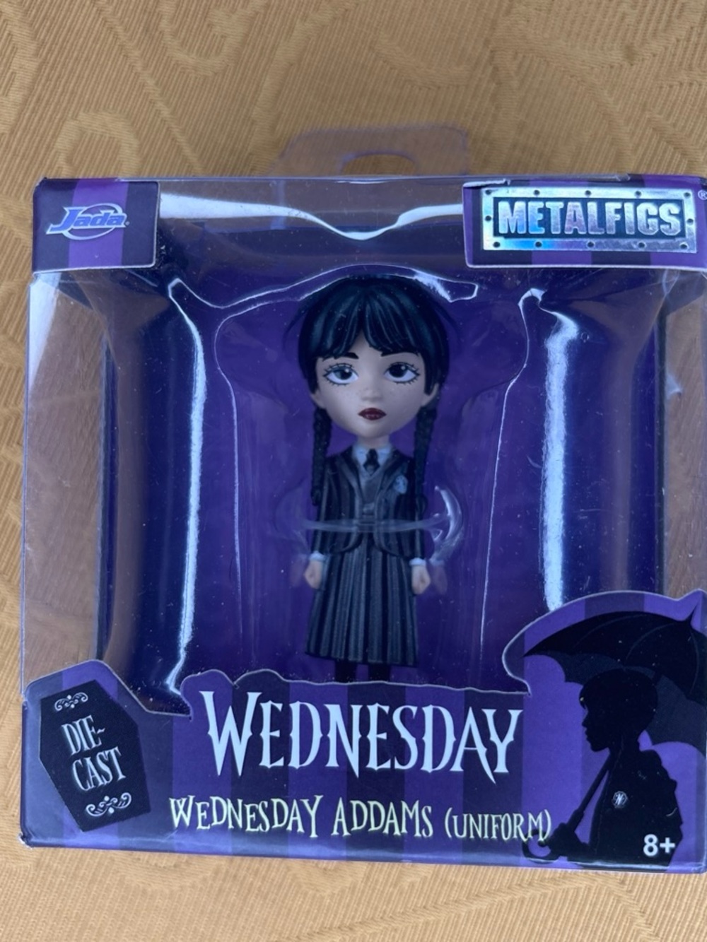 METALFIGS Wednesday Addams Kids Costume Figurine - Black